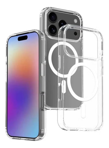 Clear MagSafe Case for iPhone 17 Pro Max – Shockproof, Non-Yellowing, Reinforced Corners, Wireless Charging
