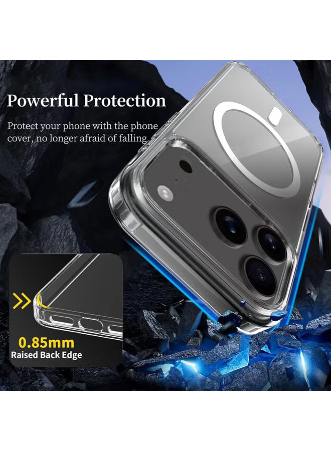 Clear MagSafe Case for iPhone 17 Pro – Non-Yellowing, Reinforced, Shockproof