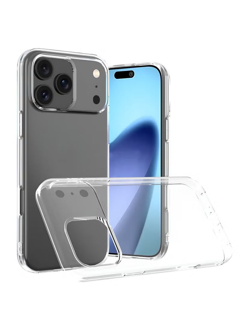 iPhone 17 Pro 5G Clear TPU Shockproof Slim Hard Case – Drop-Resistant