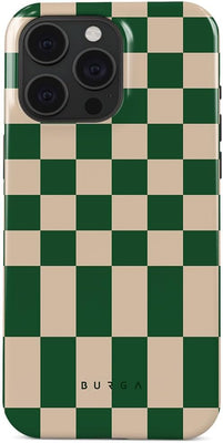 iPhone 16 Pro Max Ivy League Pattern Hard Shell Case – Trendy & Cute