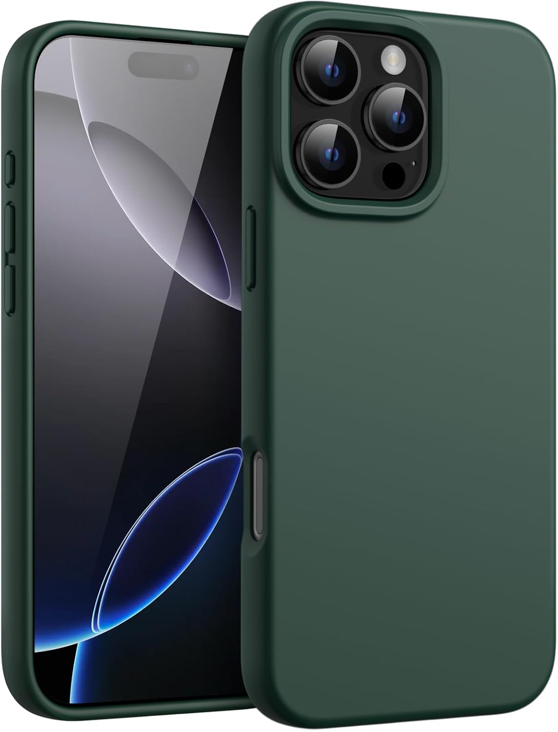 iPhone 16 Pro – Soft Touch Protective Case with Microfiber Lining