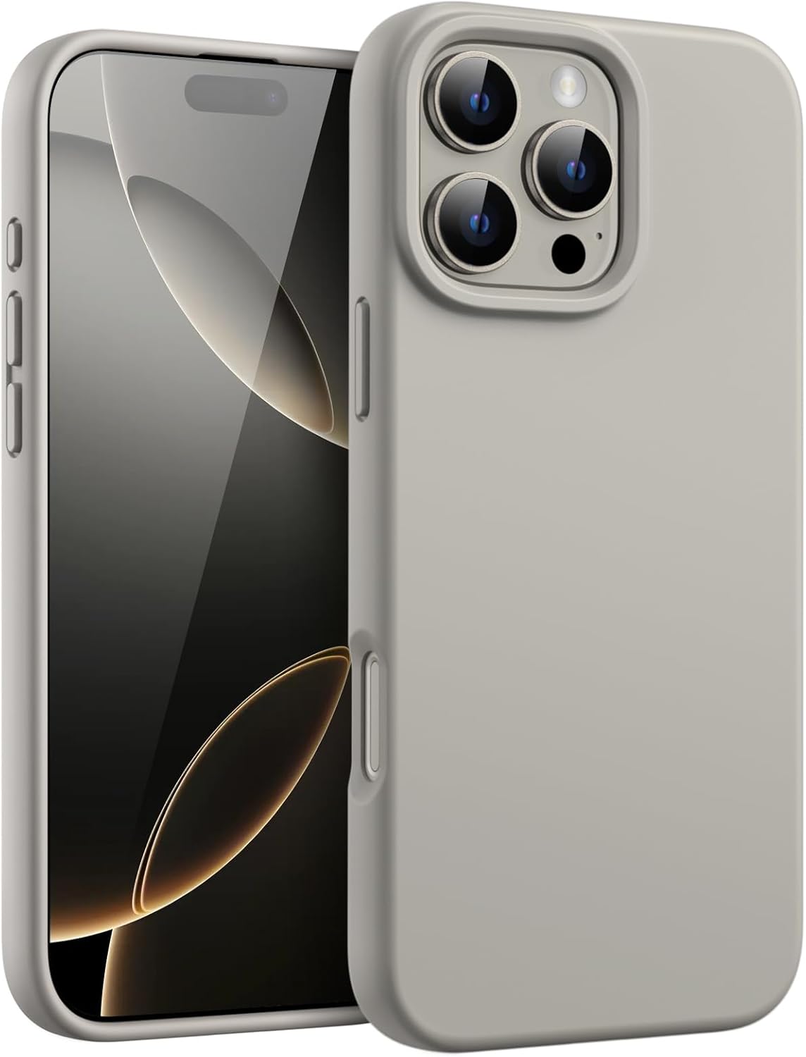 iPhone 16 Pro – Soft Touch Protective Case with Microfiber Lining