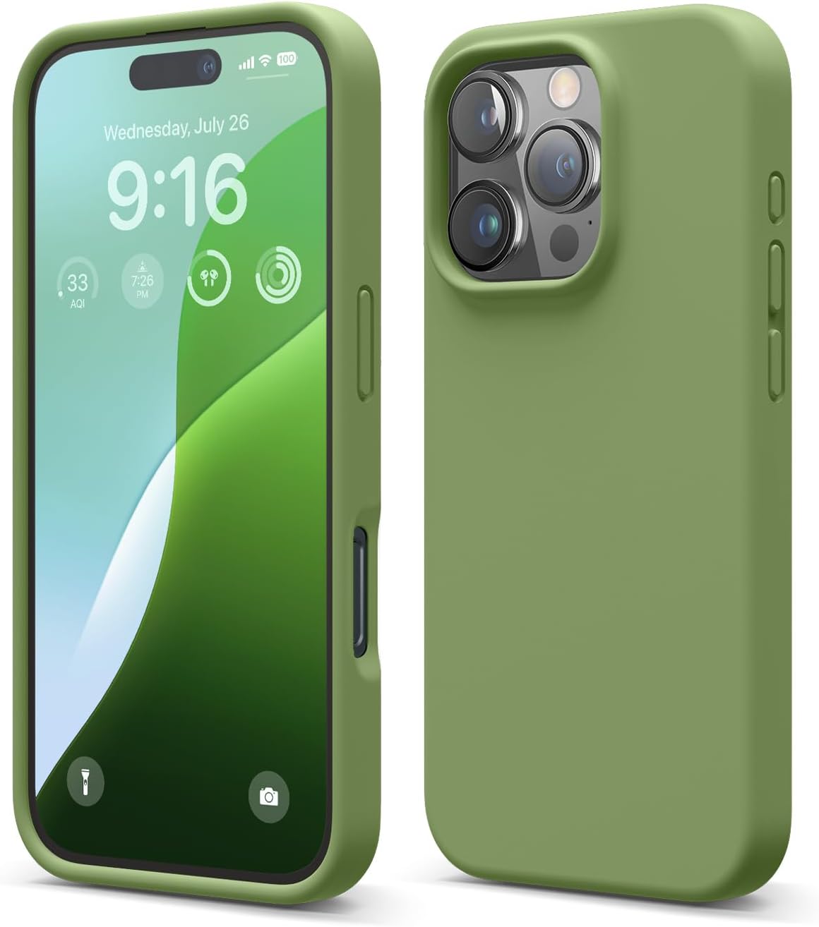 iPhone 16 PRO Shockproof Slim Case with Microfiber Lining