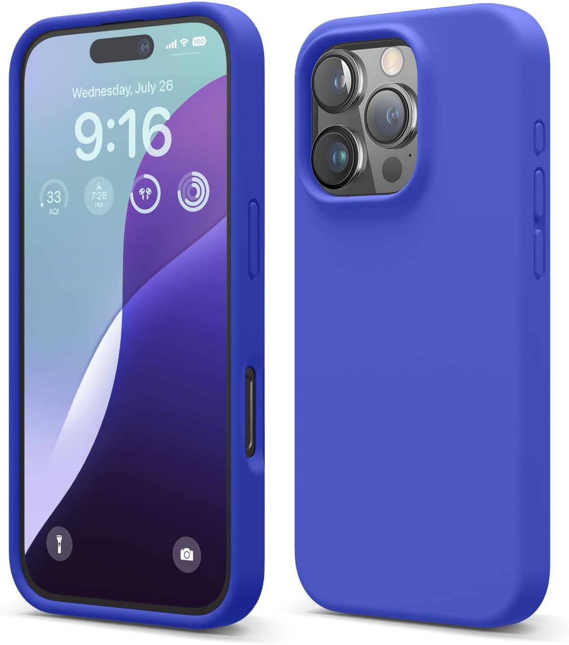 iPhone 16 PRO Shockproof Slim Case with Microfiber Lining