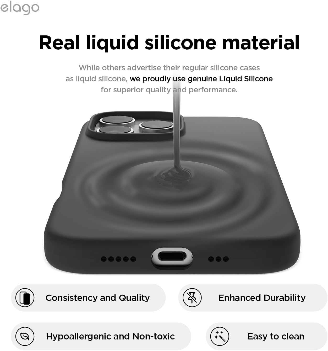 iPhone 16 PRO Shockproof Slim Case with Microfiber Lining