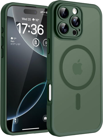 iPhone 16 Pro Max Case – Magnetic, Shockproof, Matte, Anti-Scratch