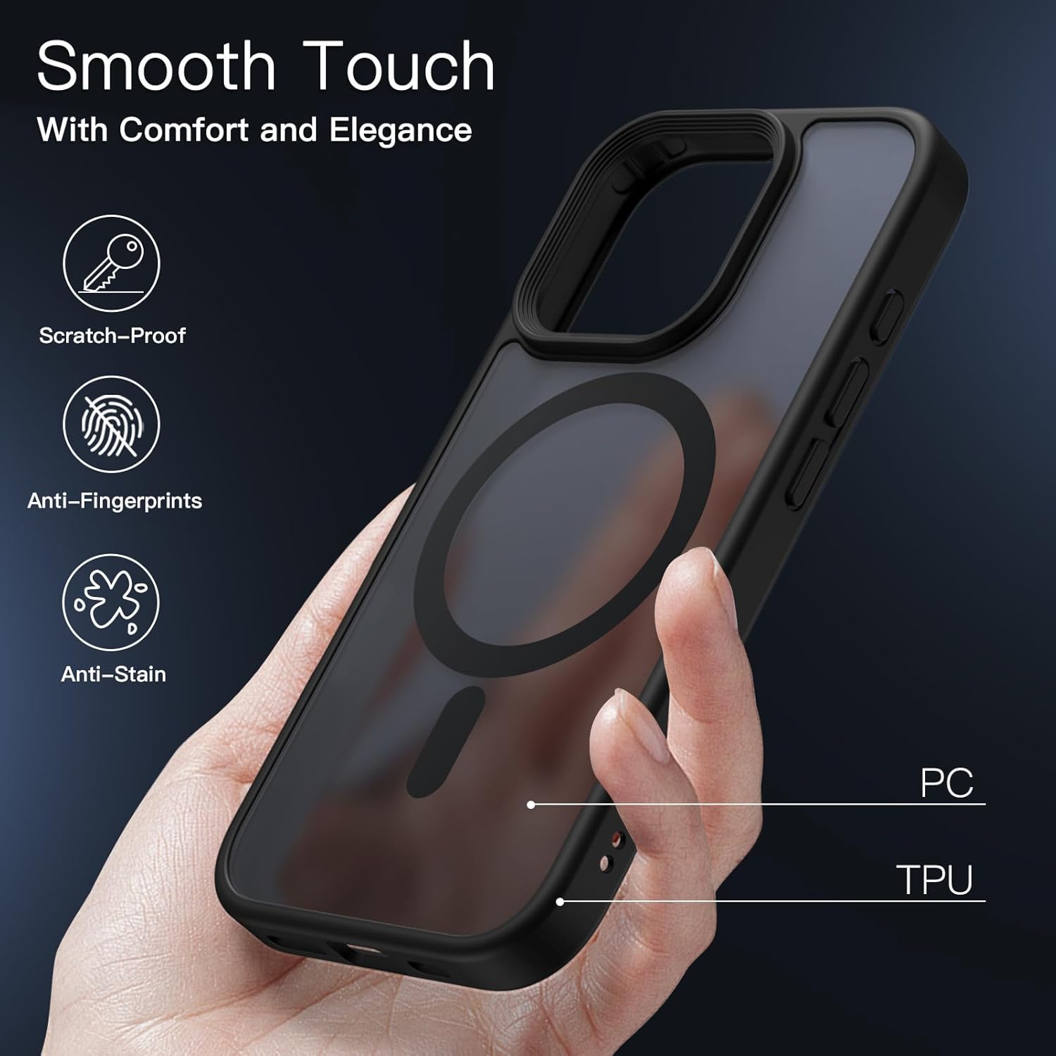 Spigen iPhone 16 Pro Case – MagSafe, Camera Button Cover