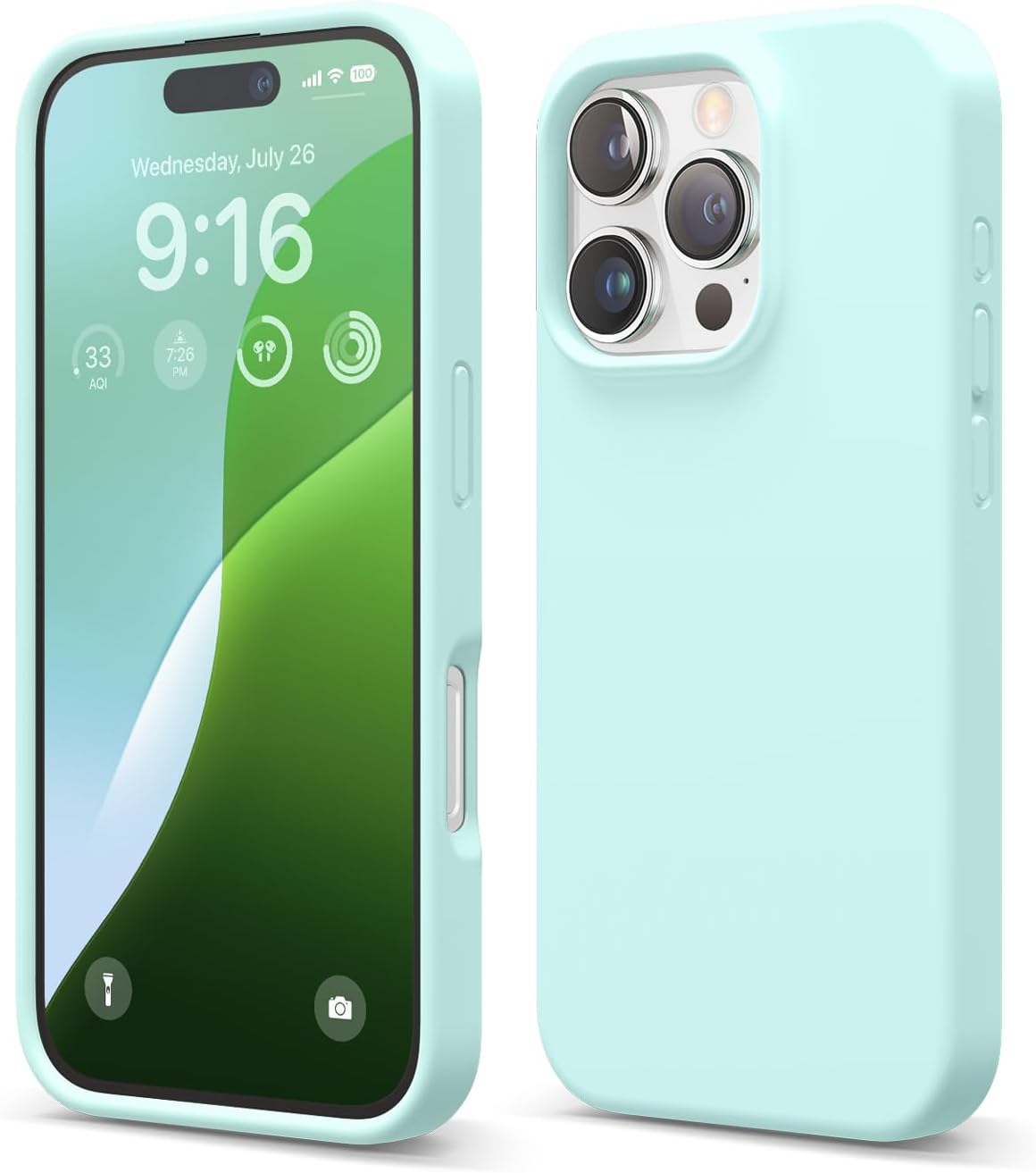 iPhone 16 PRO Shockproof Slim Case with Microfiber Lining