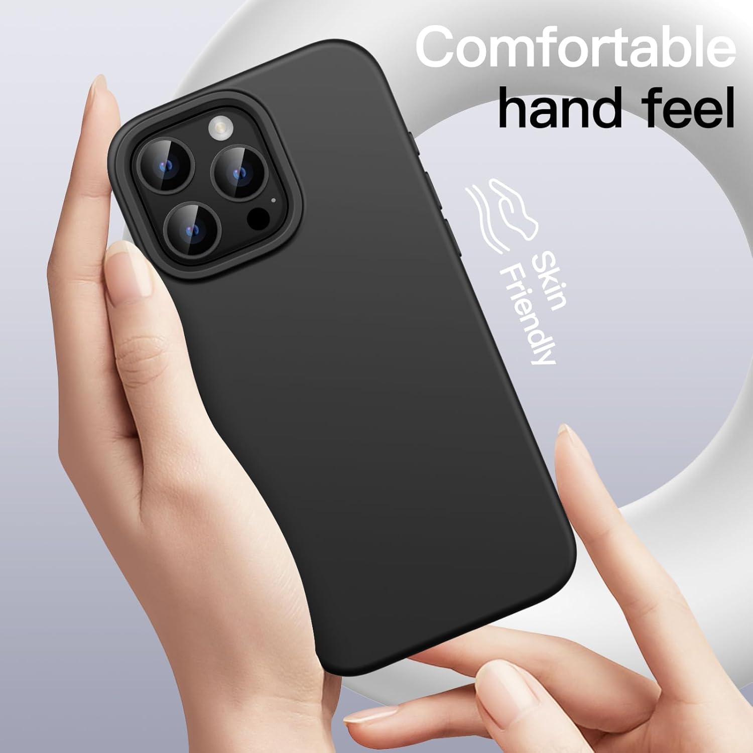 iPhone 16 Pro – Soft Touch Protective Case with Microfiber Lining