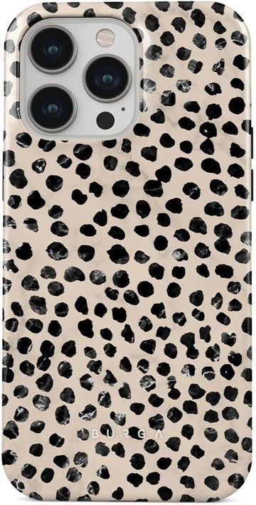 iPhone 16 Pro Max Almond Latte Pattern Hard Shell Case – Cute & Trendy