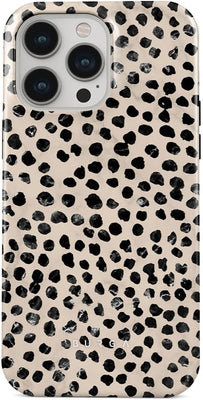 iPhone 16 Pro Max Almond Latte Pattern Hard Shell Case – Cute & Trendy
