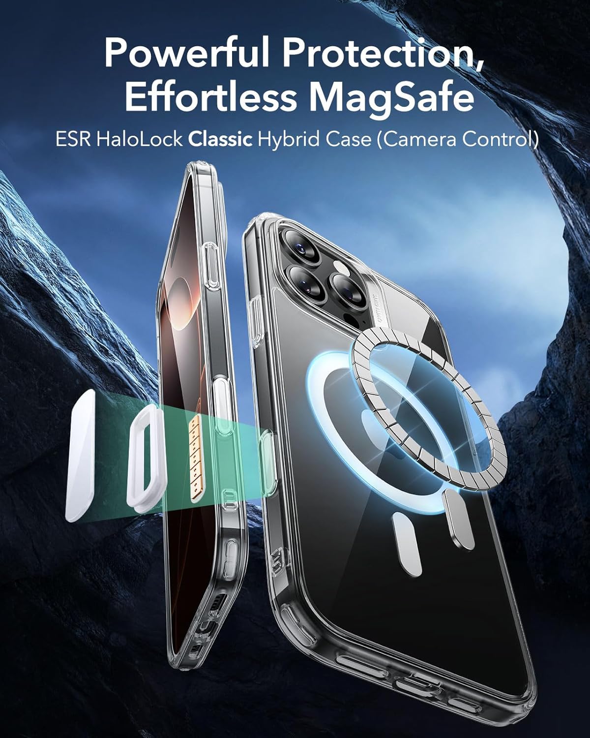 iPhone 16 Pro – MagSafe Case, Soft Touch, Full Camera Guard
