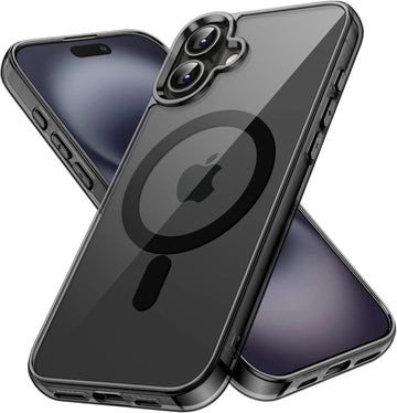 MagSafe iPhone 16 Plus Case (6.7″) – Shockproof Clear Bumper Cover