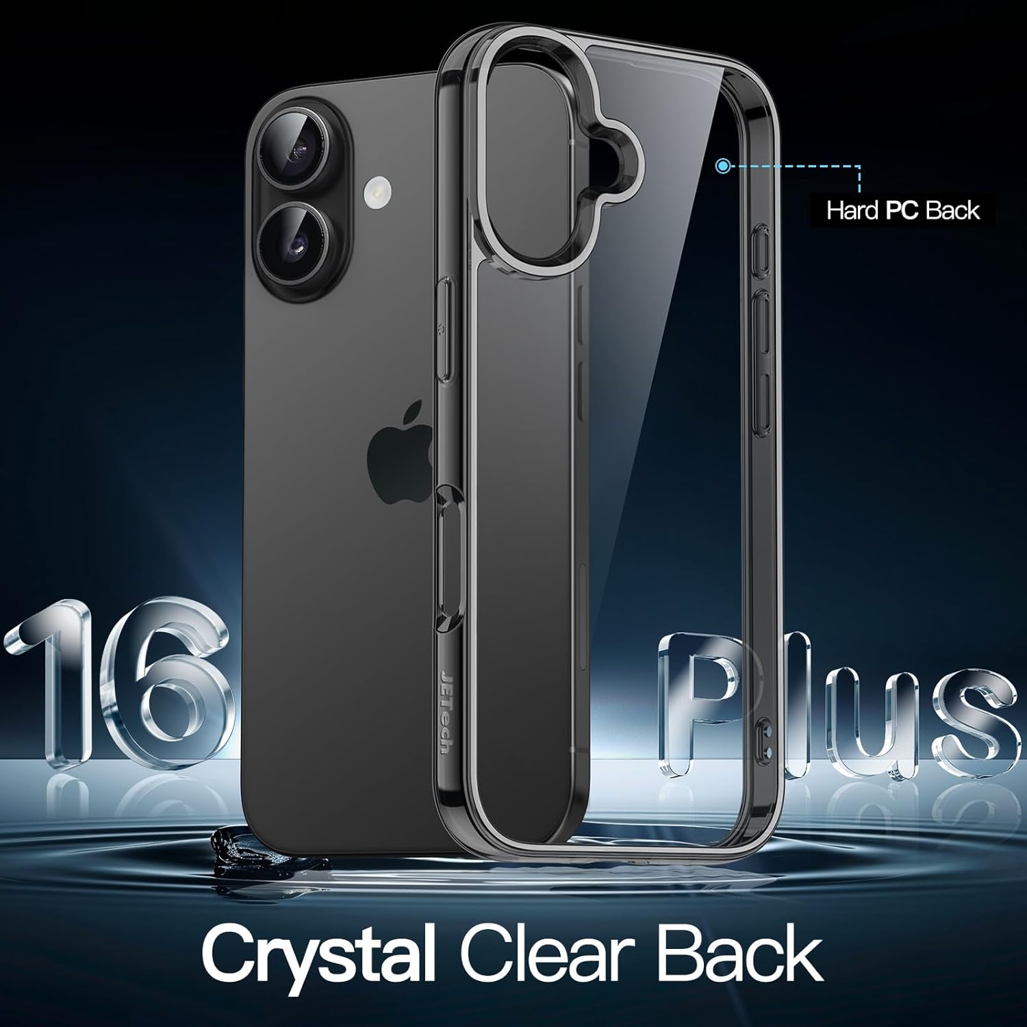 MagSafe iPhone 16 Plus Case – Clear, Military-Grade