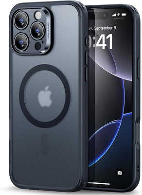 iPhone 16 Pro 4-in-1 Case – Matte Black, MagSafe, Military-Grade