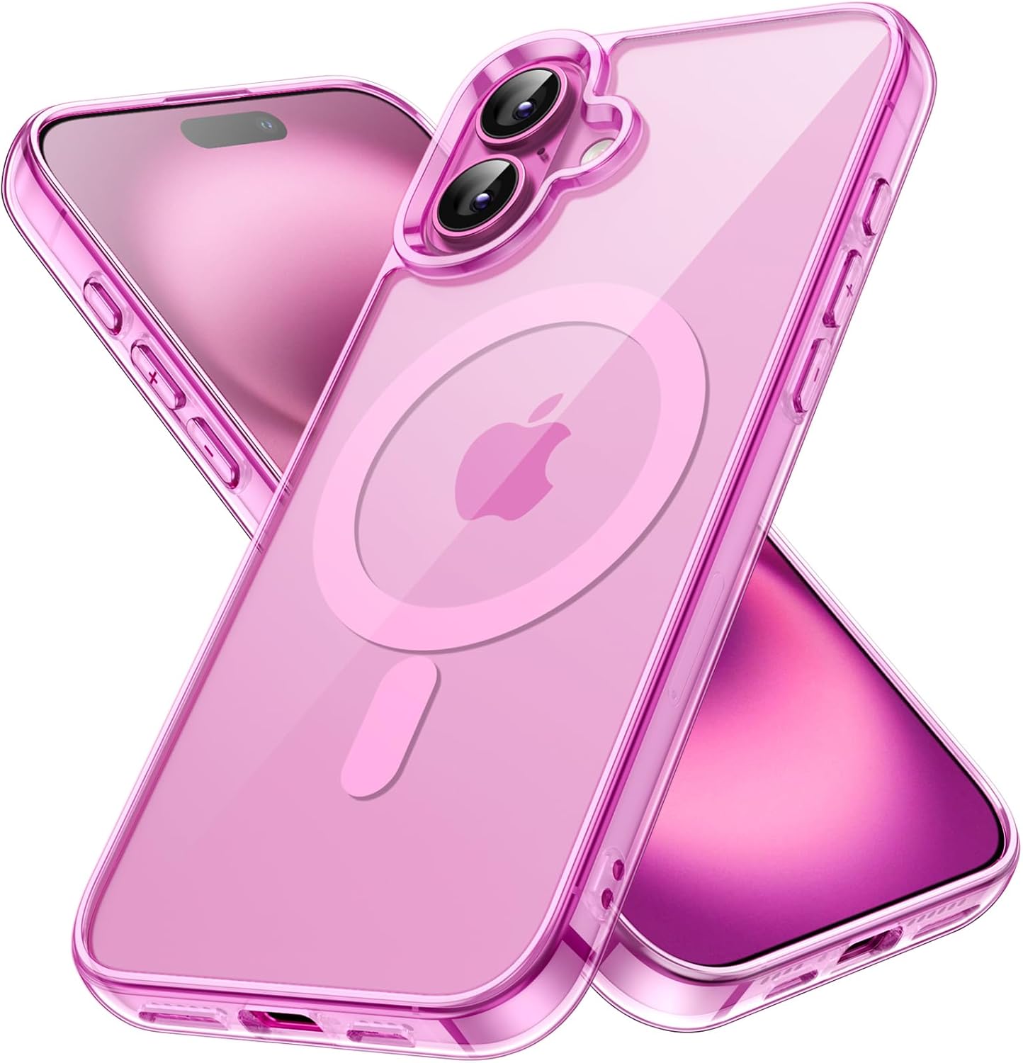 MagSafe iPhone 16 Plus Case (6.7″) – Shockproof Clear Bumper Cover