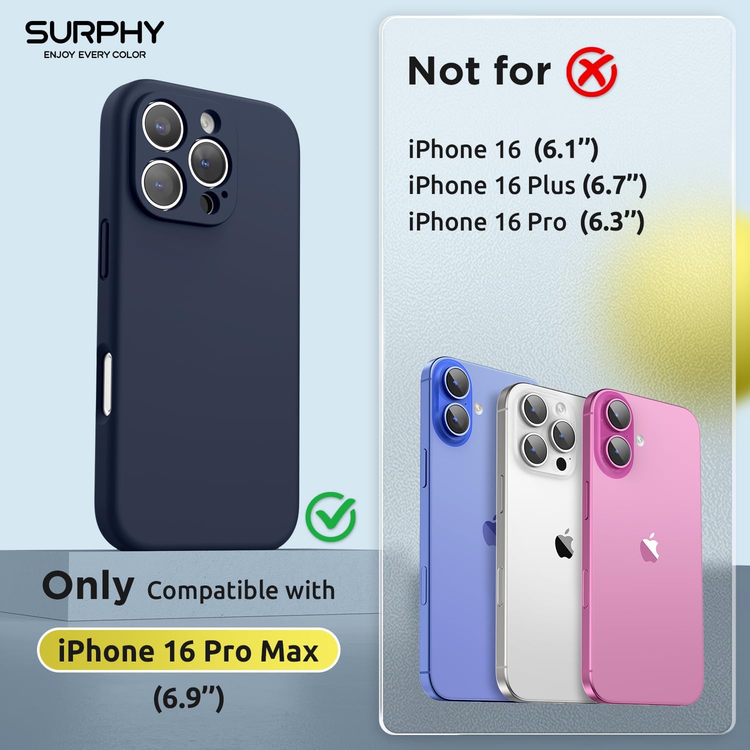 MagSafe Case for iPhone 16 Pro Max – Shockproof, Soft Lining