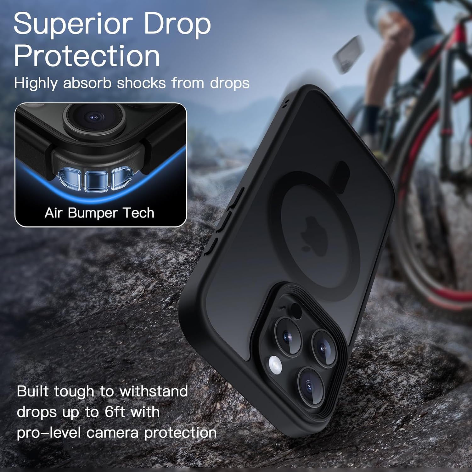 Spigen iPhone 16 Pro Case – MagSafe, Camera Button Cover