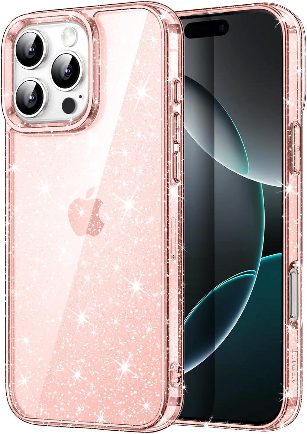 iPhone 16 Pro Max 6.9" Bling Sparkle Shockproof Bumper – Cute & Sparkly for Women