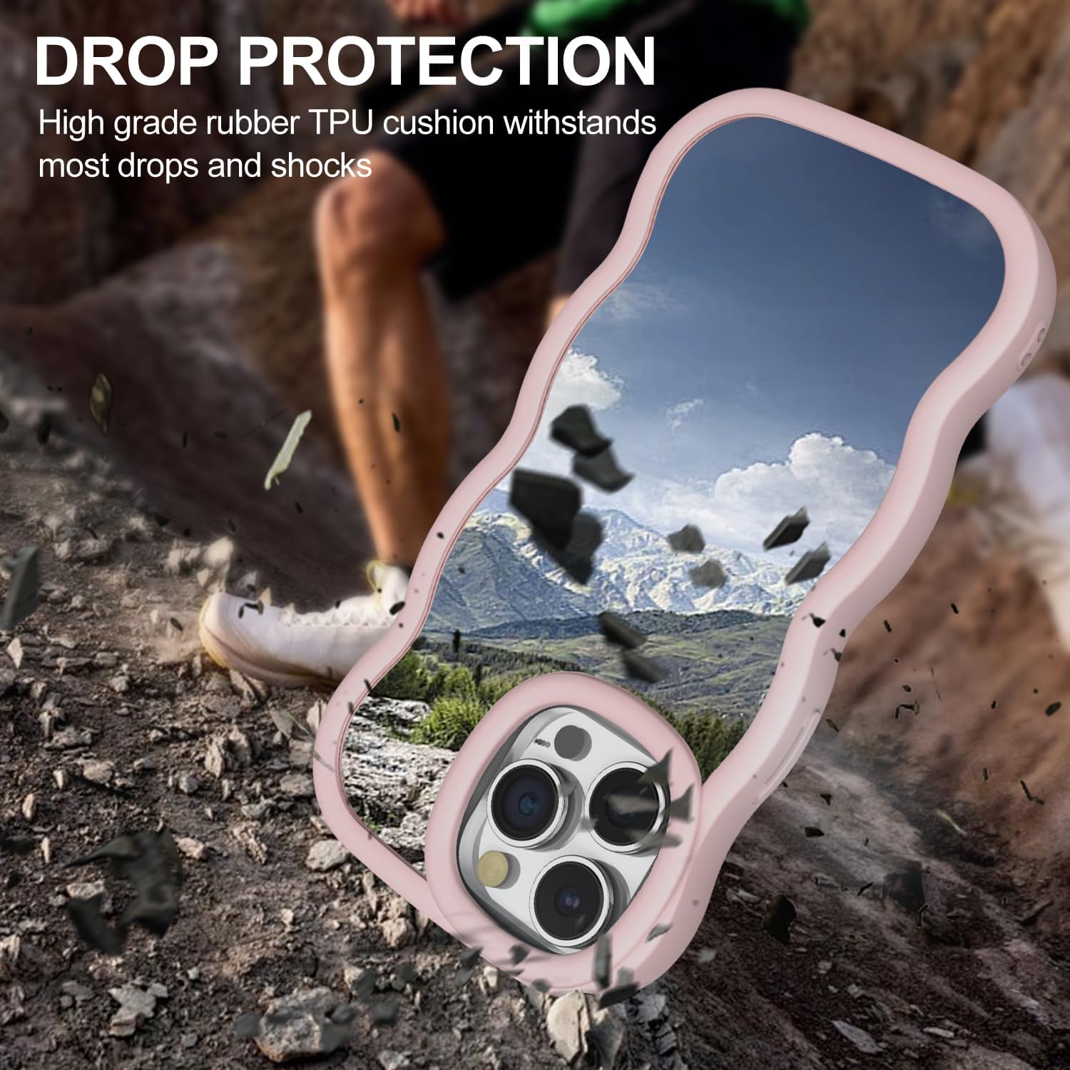 iPhone 16 Pro Max 6.9" Cute Mirror Case – Soft Edges, Drop Protection